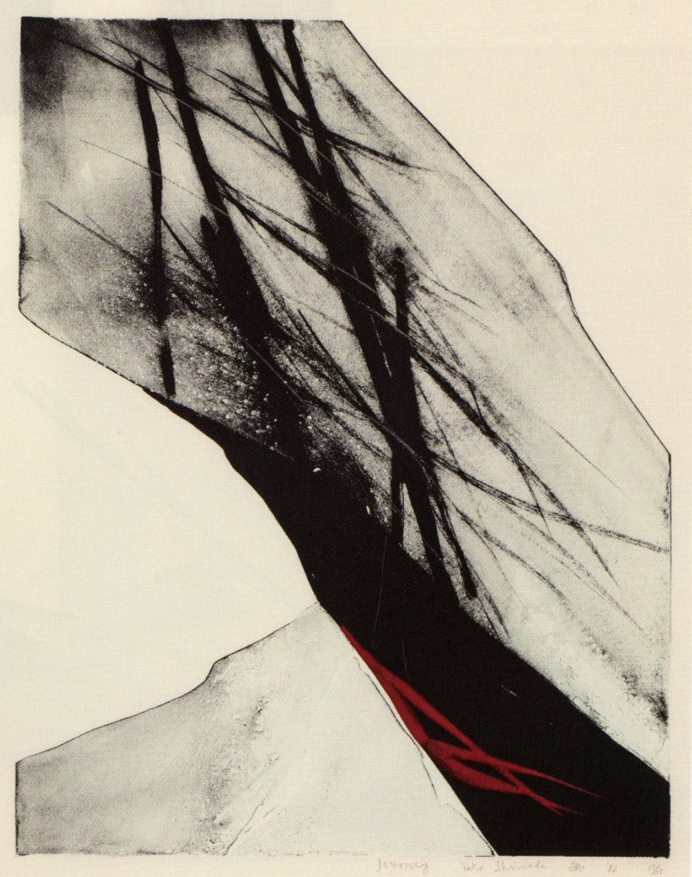 <span class="tw-text-xs tw-font-semibold">篠田桃紅</span><span class="tw-text-sm tw-font-semibold">「Journy」</span>